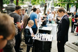 День шахмат в саду "Эрмитаж"